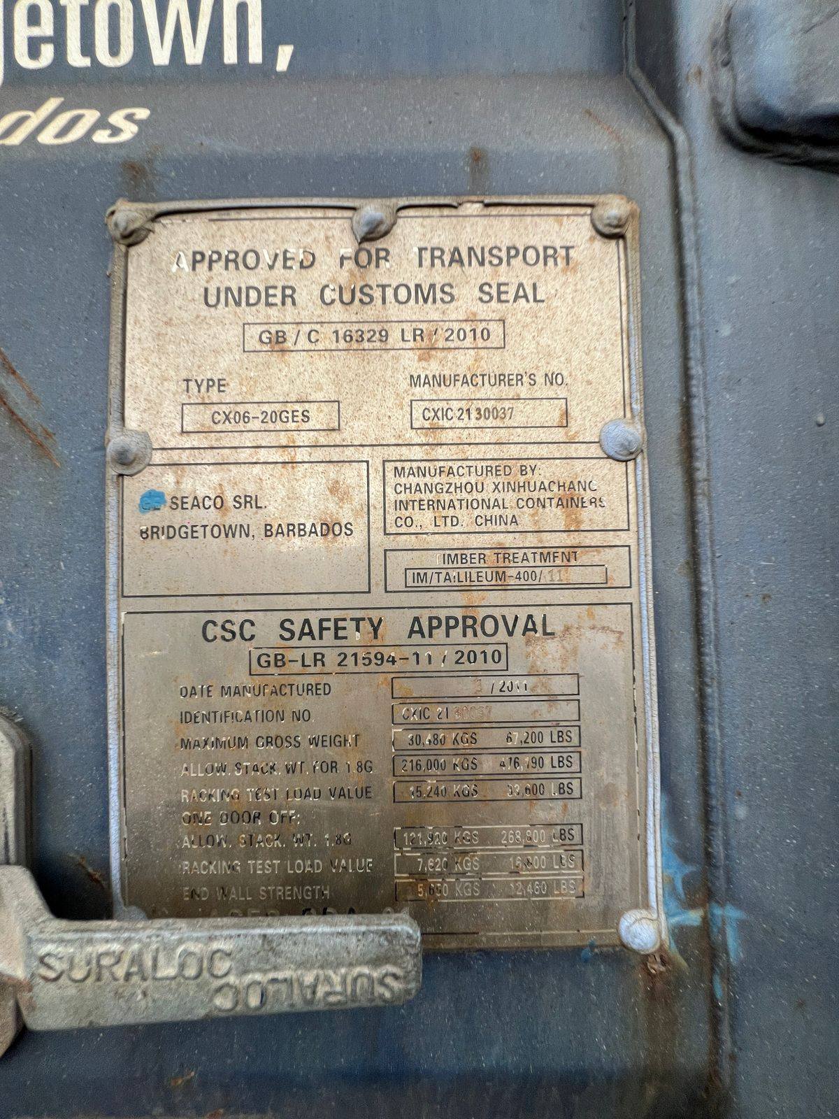 Морской контейнер GESU1351236